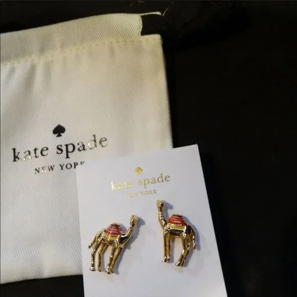 Kate Spade Spice Things Up Camel Earrings - Picture 5 of 7